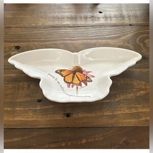 Marjolein Bastin Nature's Journey Butterfly Porcelain Trinket Dish